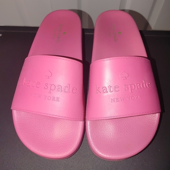 Kate Spade Pink Minimalist Sandals Size 9B - Picture 1 of 7